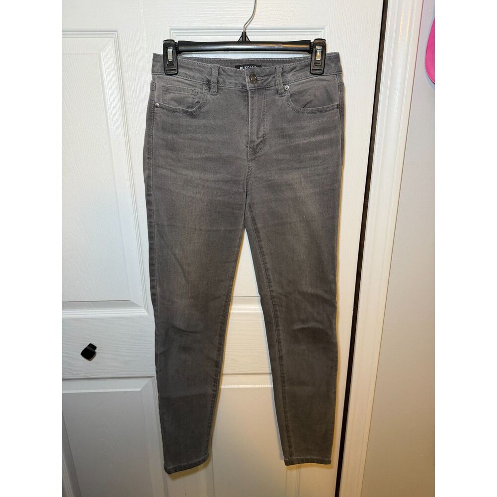 Buffalo David Bitton Gray Skinny Jeans Women's Size 28 Stretch Denim